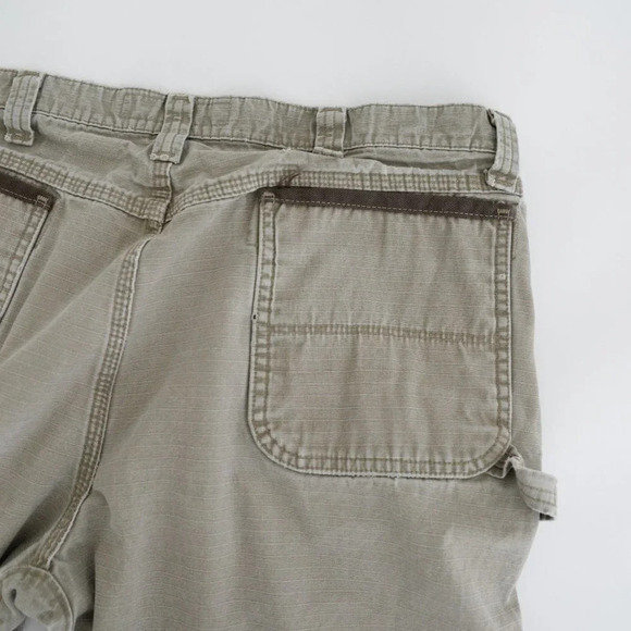 Vintage  Wrangler RIGGS Workwear Green Carhartt Style Size 38x34 - Picture 12 of 13